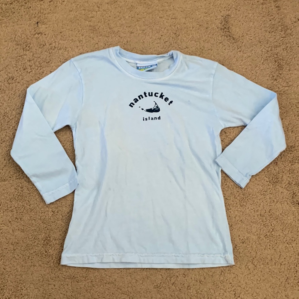 Nantucket Island Breezin Up Kids L/S tee